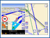 Režim navigace a režim mapa | V průběhu navigace lze přepínat mezi režimem navigace a režimem mapa, hlasová navigace pokračuje v obou režimech zobrazení