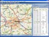 Map background example - NAVTEQ | Map of Europe – example of NAVTEQ map background including data for routing applications in format appropriate to NaviGate platform.