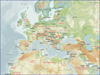 WMS Position - Maps background examples | Europe – General overview map